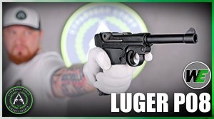 Обзор на WE LUGER P08. Страйкбольный пистолет.