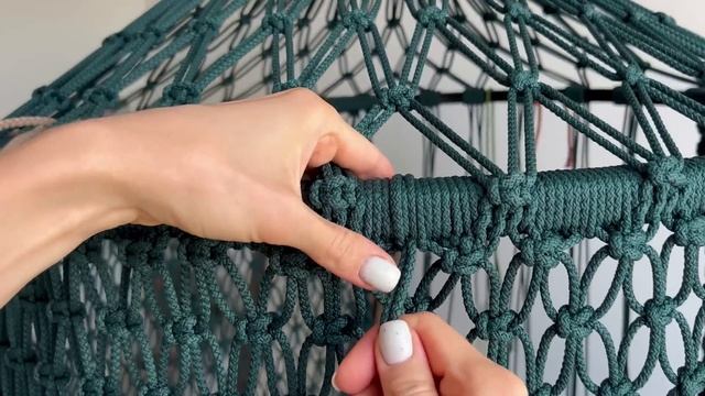 DIY Macrame Hanging Nest Swing │ Macrame Hanging Chair Tutorial │ DIY Hammock Chair