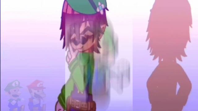 4 gorgeous girls await me |meme// gacha club // super paper Mario| смотреть онлайн