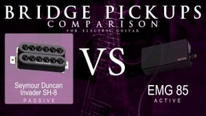 Seymour Duncan INVADER SH-8 vs EMG 85 - Bridge Guitar Pickup Comparison Tone Demo