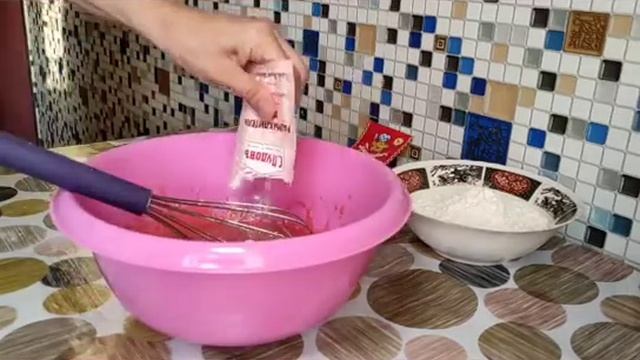 Пирог из киселя (рецепт в описании)