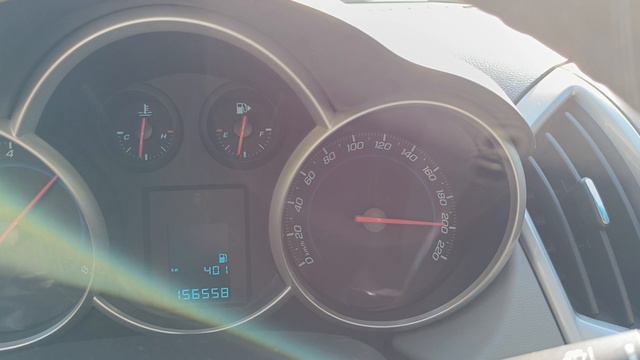 Максимальная скорость Шевроле Круз 1.6л 109лс МТ ( top speed Chevrolet Cruze 1.6 109 up)