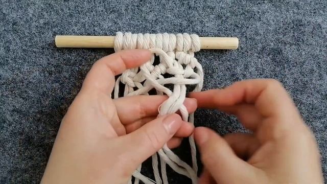 DIY Macrame Tutorial | DIY Macrame Wall Hanging | Интересный узор для мини Панно ?