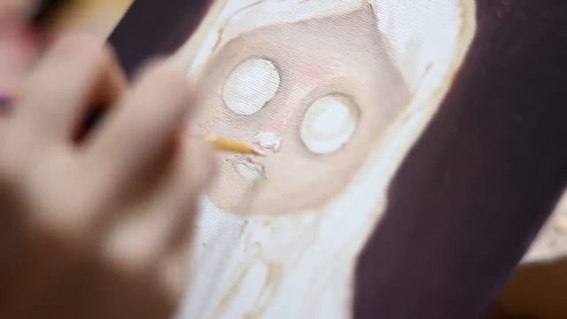 Кукла БЛАЙЗ ИЗ МАСЛА? Как рисовать куклу Blythe Custom / Мои рисунки / рисование смотреть онлайн