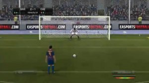 FIFA 12 FC Barcelona VS Chelsea  [серия пенальти]