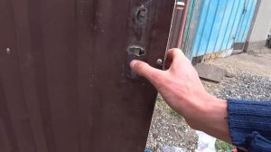 Замена сувальдного замка на уличной калитке