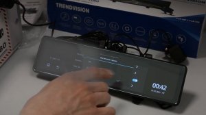 TrendVision MR-1000 - Видеорегистратор - зеркало | Настройка регистратора | Инструкция | Разбор