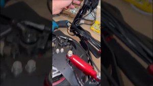 Установка мотор колес после ремонта на Электросамокат Crosser T4 Turbo-S (1500 Вт х 2 мотора)