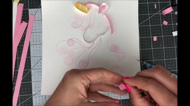 Quilling Paper Art | Cute Easy Make Unicorn for Beginners смотреть онлайн
