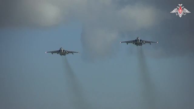 Боевая работа Су-25 на Южно-Донецком направлении