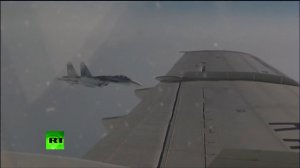 Калининград. Самолеты НАТО сопровождали Шойгу (28.03.2016 г.)