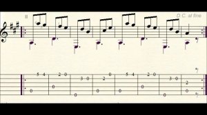 Carulli waltz in A - op 241 no.5 - Classical guitar lesson