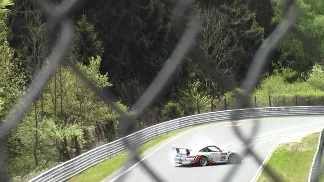 VLN 3 Action & Aston Martin Crash Nordschleife Nürburgring 26.04.2014 смотреть онлайн