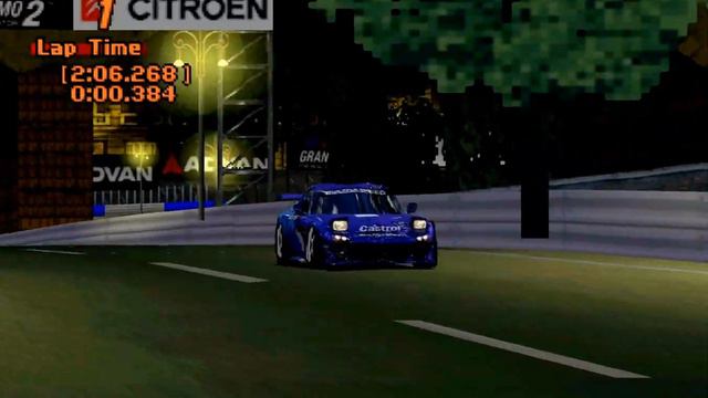 Gran Turismo 2 Drifting /Mazda RX7 GT-C LM /Rome Night - JISAW смотреть онлайн