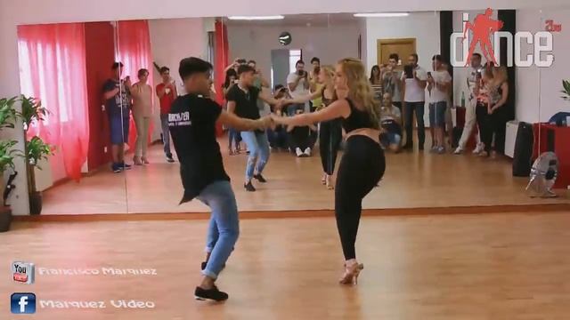 Maurizio y Miriana [Stage bachata] @ Dance2be смотреть онлайн