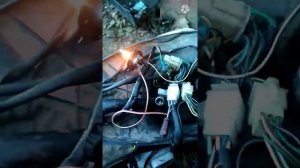установка светодиодных лампочек фары скутера, головной свет