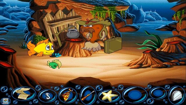 Freddi Fish: The Case Of The Hogfish Rustlers At Briny Gulch #4: Spit Bucket Dye! смотреть онлайн