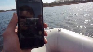 замер скорости Ямаха 9.9 и Ниссамаран - 320