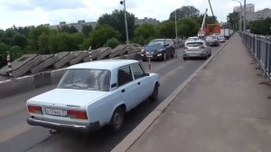 В городе Орле ремонтируют мост Дружбы, видео 03 06 2019 год, город Орёл