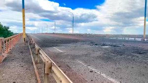 Украина нанесла удар по Антоновскому мосту в Херсоне.mp4