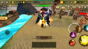 играю в игру титанов в игре блокмен го