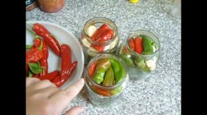 маринованный перец чили для мужчин/канал хлопоты мамы домохозяйки