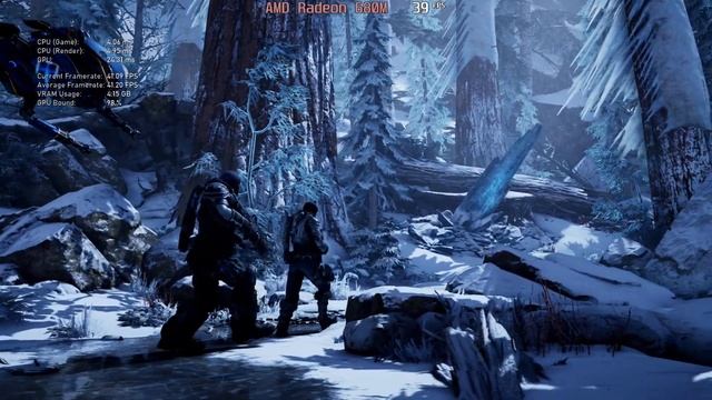 ? AMD Radeon 680M - Gears 5 gameplay benchmarks (1080p)