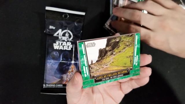 Opening Topps Star Wars 40th Anniversary Fat Packs! Throwback to 2017! смотреть онлайн