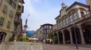 Sion Switzerland 4k | City, Castle and Ruins Walktour | Ambient City Sounds