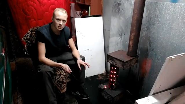 печка на отработанном масле смотреть онлайн