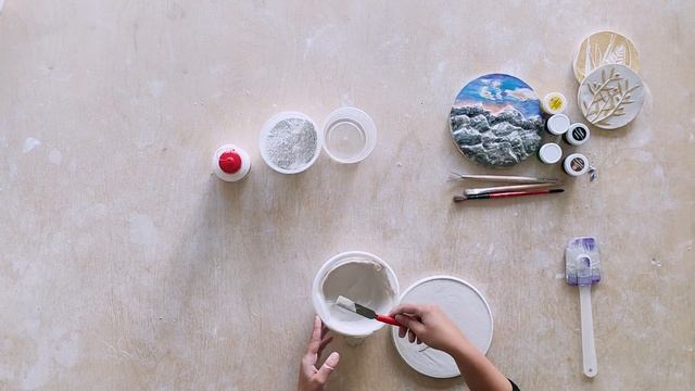 Мастер-класс "Скульптурный барельеф. Горный пейзаж"