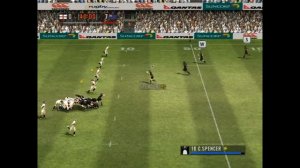 Rugby 06 Gameplay: Quarter Finals Rugby!! All Blacks v England