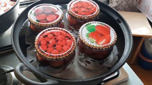 #Едадиабетикатип2 Варенье из КЛУБНИКИ без сахара (в собственном соку).