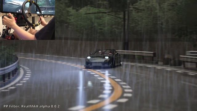 Drifting Mazda RX-7 in Heavy Rain! Assetto Corsa 4K Realistic Graphics Mod