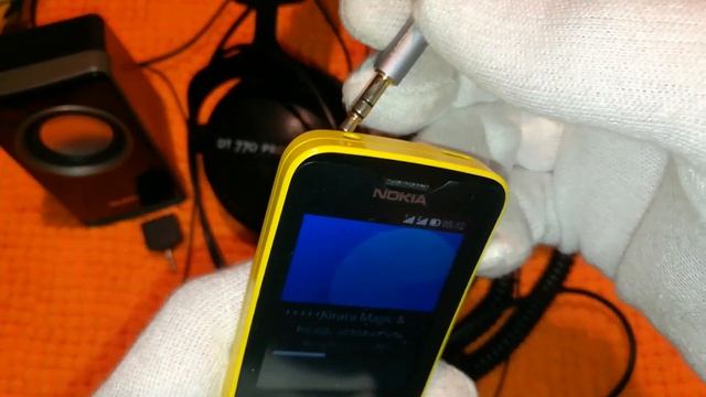 Nokia 8110 4G подключение к AUX вариант 1 смотреть онлайн