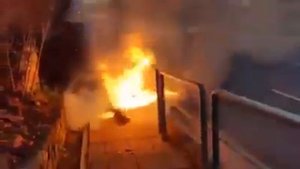 А вот так горят электросамокаты?
