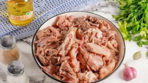 Домашняя ветчина в пакете из-под сока