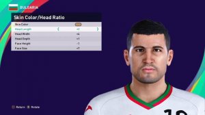 Valeri Bojinov eFootball PES Face Build Stats