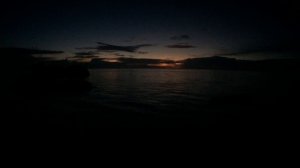 Закат Солнца на берегу Моря, Остров Панган, Тайланд.