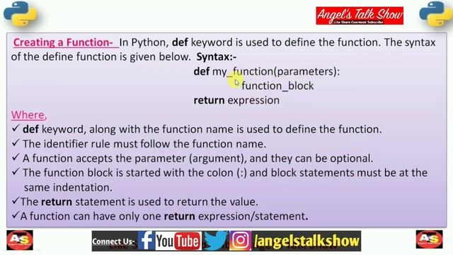 Functions In Python | How To Use Functions In Python | Python Tutorial | Python In Hindi | Python