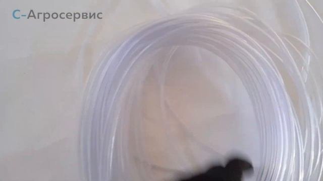Шланг пищевой D-9х1 из ПВХ без армировки