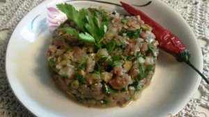 Бифштекс по - татарски