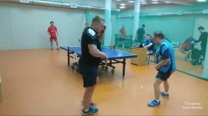 Полуфинал  Таламанов И., Гришунов А./Солодкий И., Коркин С. Парный турнир 8.10.22.  клуб TTHouse