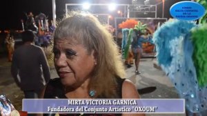 NOTA A MIRTA GARNICA   FUNDADORA DEL CONJUNTO ARTÍSTICO OXOUM