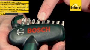 Bosch 10 Piece Pocket Screwdriver Bit Set