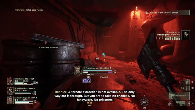 The Orthus Offensive Secret hard mode Walktrough. Warhammer 40,000: Darktide.