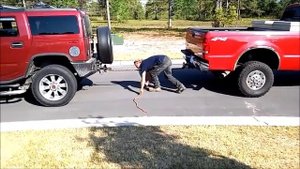 Hummer H2 vs Ford. Хаммер против Форд. Кто сильнее?