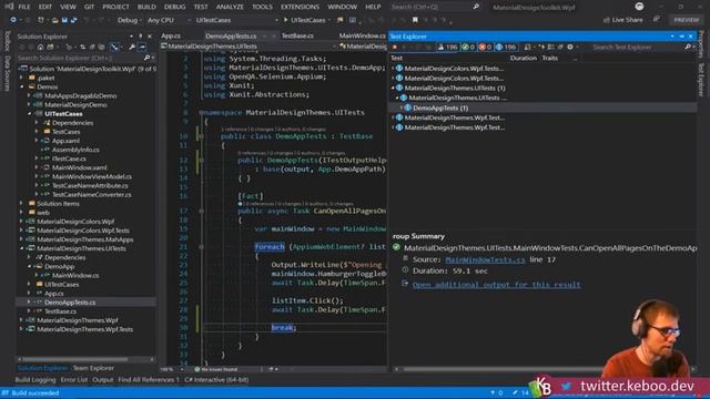 C#/WPF UI Testing Material Design in Xaml смотреть онлайн