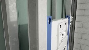 Монтаж Geberit Duofix Delta бачок 12 см