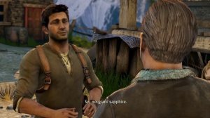 Uncharted 2. No giant sapphire